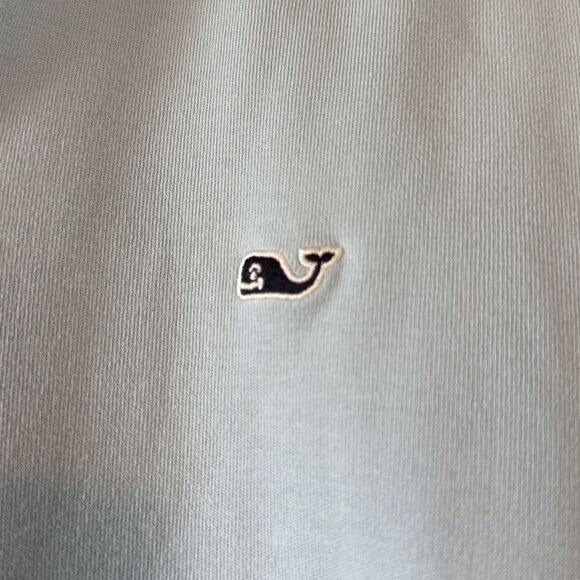 VINEYARD VINES LIGHT BLUE QUARTER ZIP MEN'S SIZE SMALL COTTON PREPPY OFFICE - Picture 2 of 6